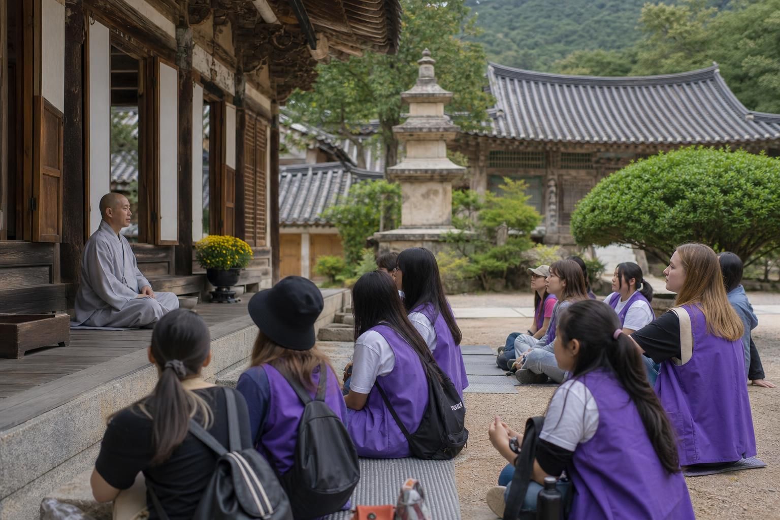 [BTS ARMY temple-stay] Image showing the article's key context - Under the new offering, participants are expected to join st...