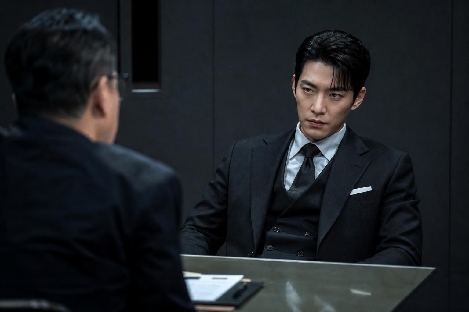 suspense interrogation Image showing the article's key context - According to the episode preview, the drama’s central power...