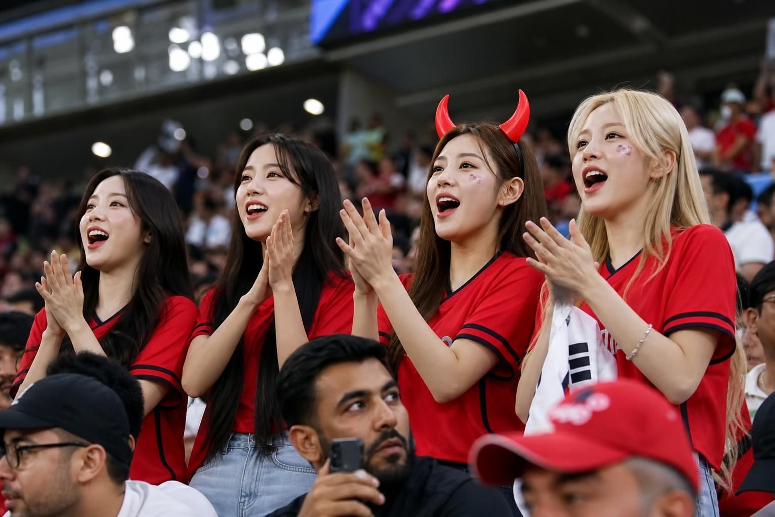 world cup kpop Image explaining the article's impact and background - Both trends—the World Cup cheering role and the sports-...