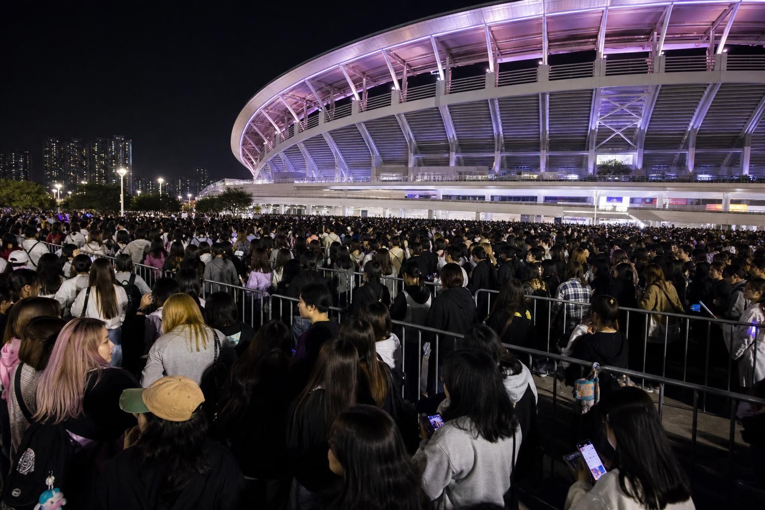 Busan concert Image showing the article's key context - In posts circulating on social platforms, attendees claimed that line...