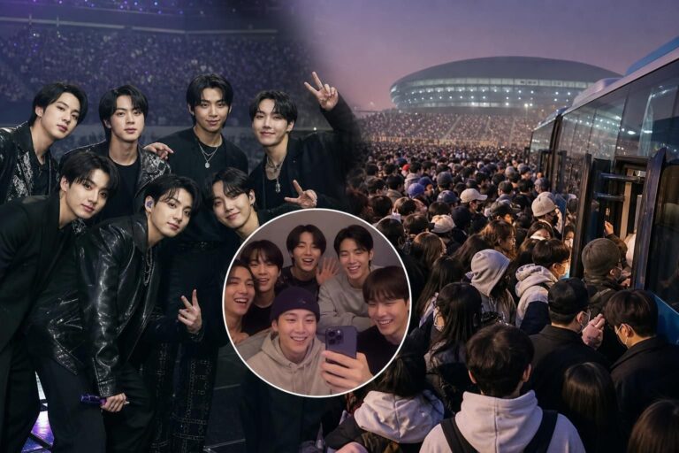 BTS concert featured image - BTS’s Busan Concert Delayed by Venue Entry Chaos, Prompting Backlash Even as Members Traded Joke...