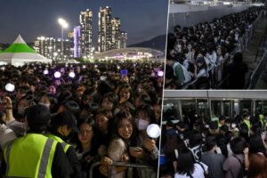 [Busan concert crowd] featured image - BTS Busan Concert Hit With Backlash After Fans Allege Crowd-Control Failures, Entry De...
