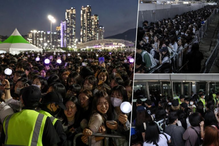 [Busan concert crowd] featured image - BTS Busan Concert Hit With Backlash After Fans Allege Crowd-Control Failures, Entry De...