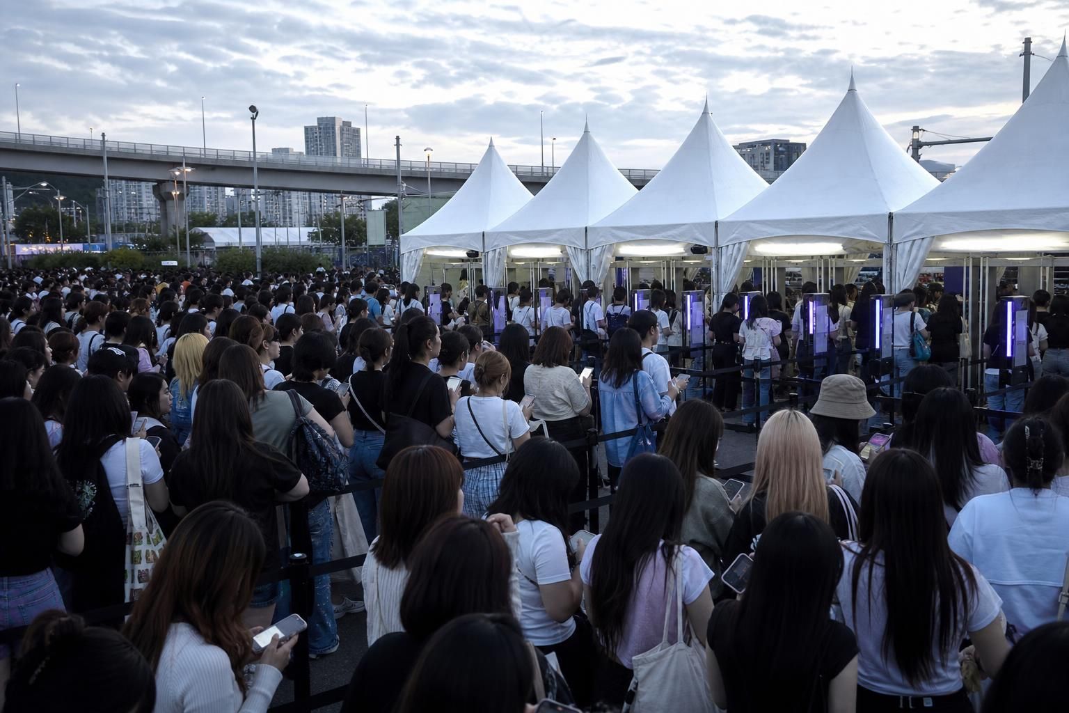[Busan concert crowd] Image showing the article's key context - One frequently cited issue was the knock-on effect of the lat...