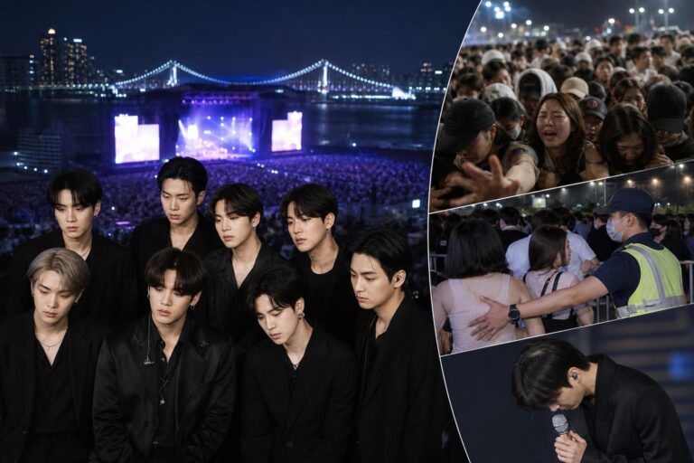 Busan concert featured image - BTS Busan Concert Backlash Grows After Delayed Start, Crowd-Control Complaints, and a Public A...
