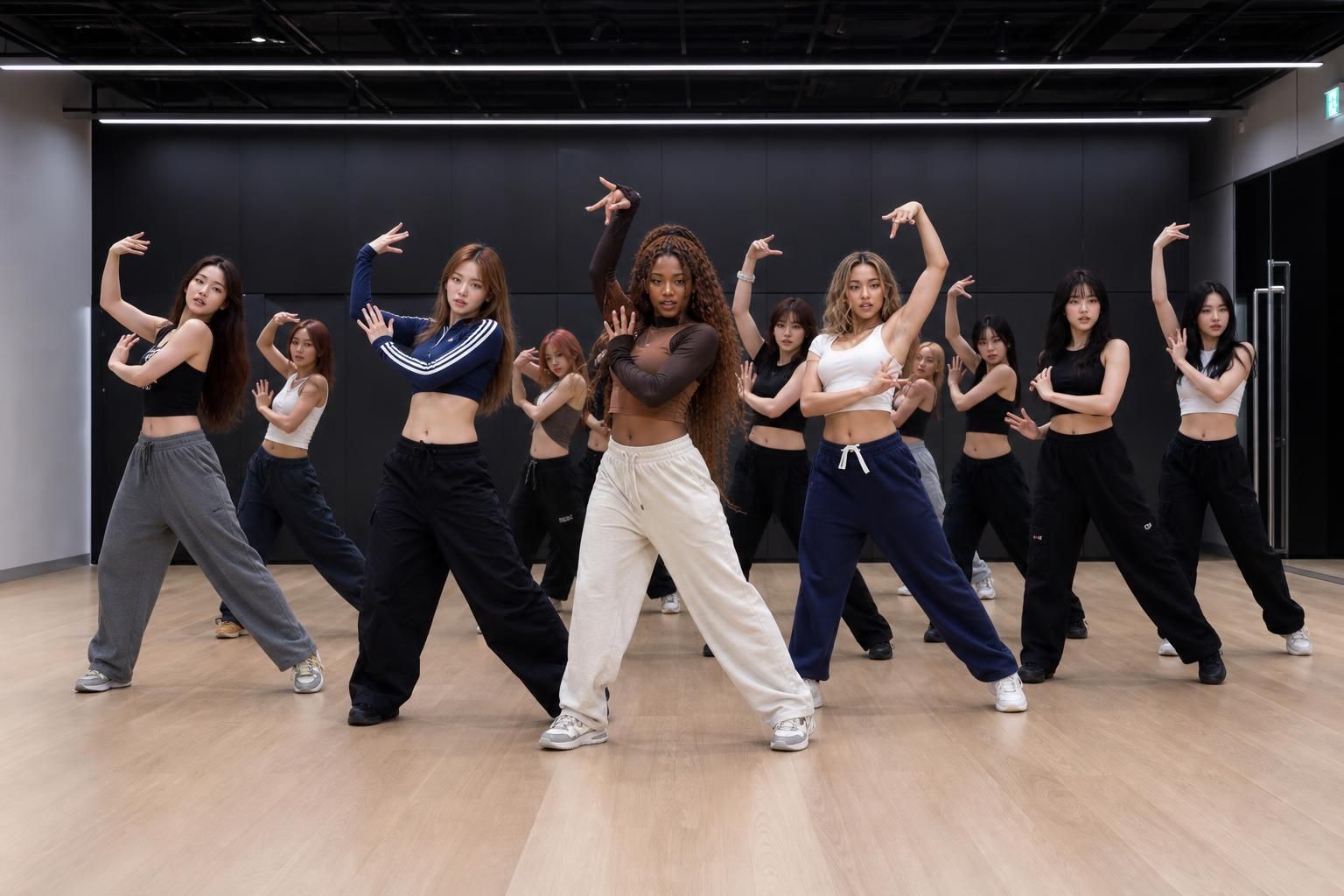 K-Pop collaboration Image showing the article's key context - The newly shared footage centers on the three-group collaborati...