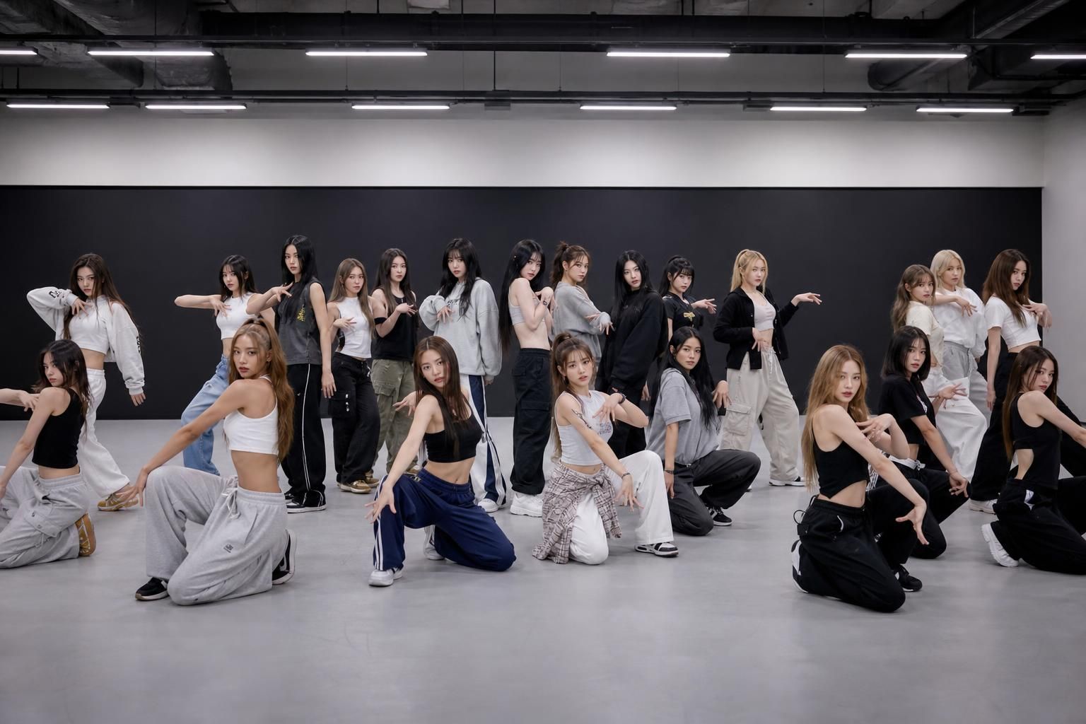 k-pop dance practice Image showing the article's key context - The release arrives as fans continue to dissect how each group...