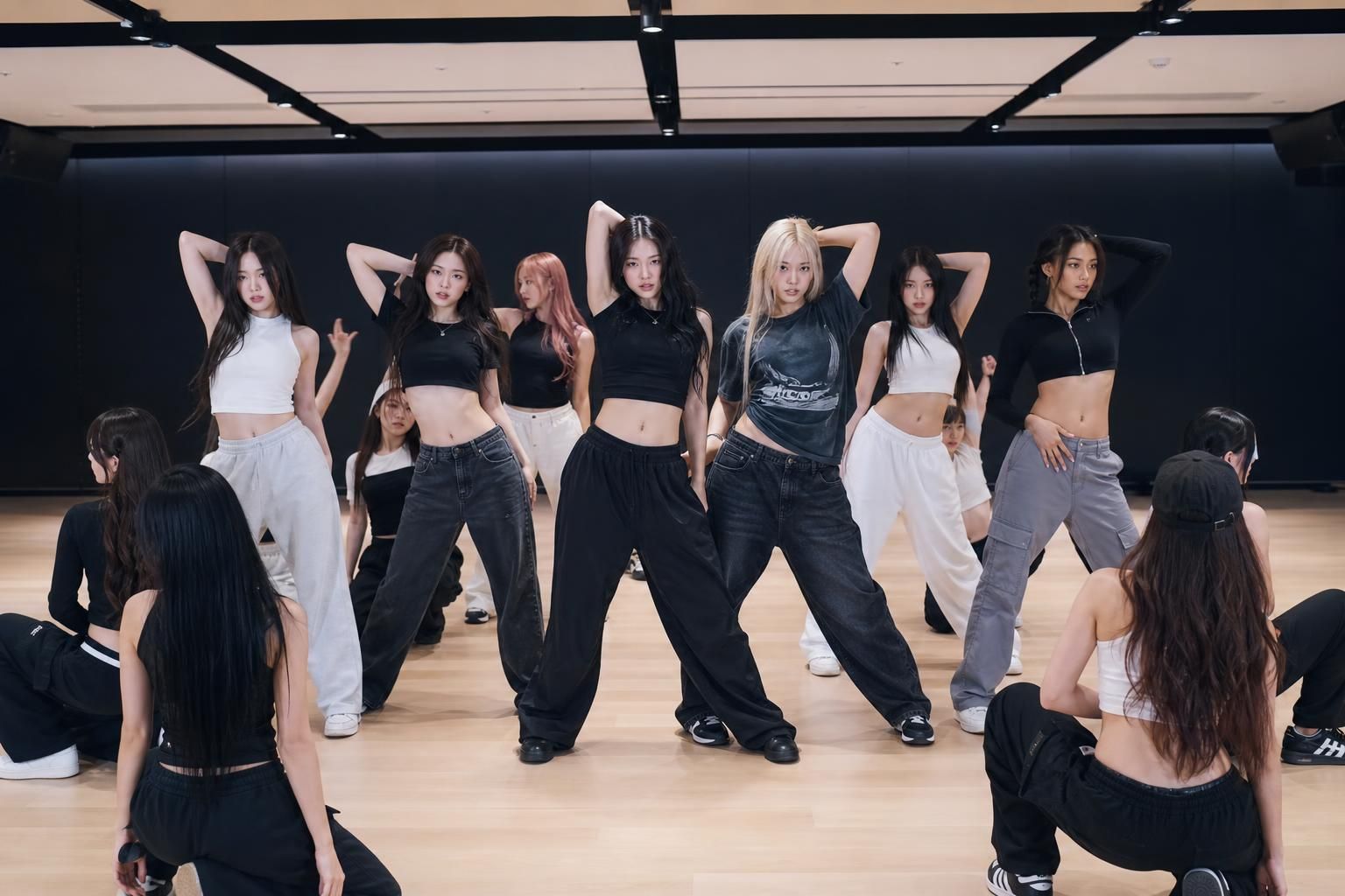 K-pop choreography Image explaining the article's impact and background - One example from Koreaboo involves LE SSERAFIM memb...