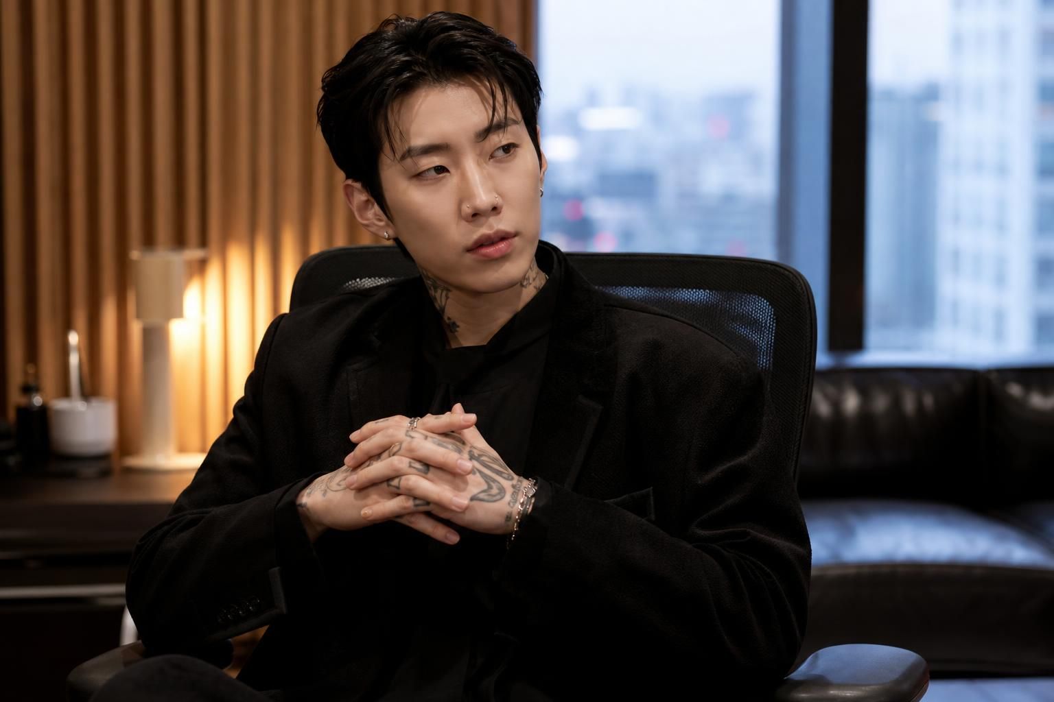 Jay Park Image showing the article's key context - During the group’s performance at the KKBOX Music Awards , Woojin began a...