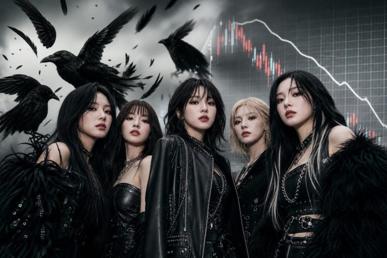 i-dle Crow featured image - i-dle’s “Crow” Signals a Risky Turn Toward Glam-Rock Edge as Chart Power Appears to Weaken