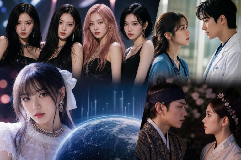 k-pop charts featured image - K-Pop and J-Pop Charts: aespa Tops Billboard’s World Albums as MAYU Takes Hiatus and Korean Dra...