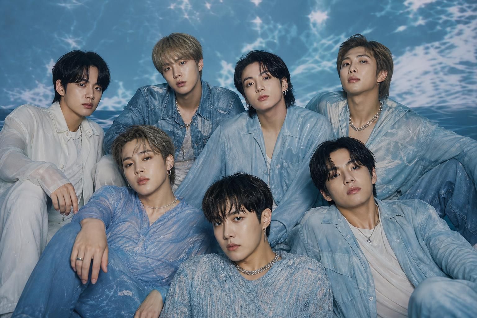 [BTS SWIM] Image showing the article's key context - On this week’s Billboard Hot 100 , “SWIM” jumped to No. 41 , after previ...